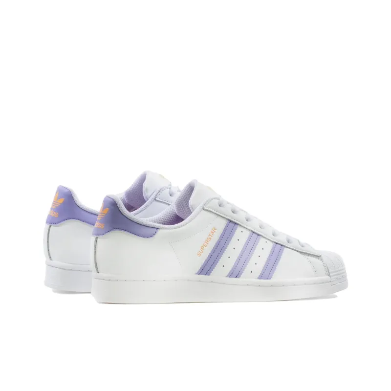 Adidas Superstar White Light Purple-4