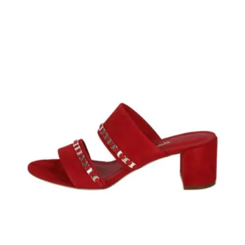 FERRAGAMO Slide Slippers Women's Red