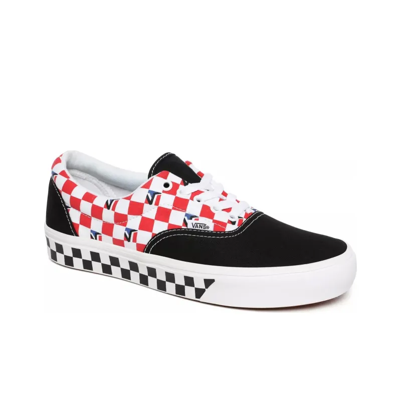 Vans Dimension ComfyCush Era Shoes | Black Redwhiteblack-2