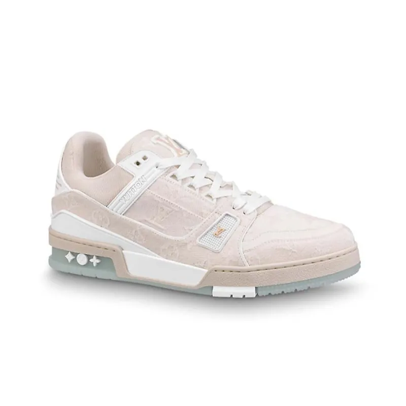 LOUIS VUITTON Lv Trainers 'Beige Denim'-1