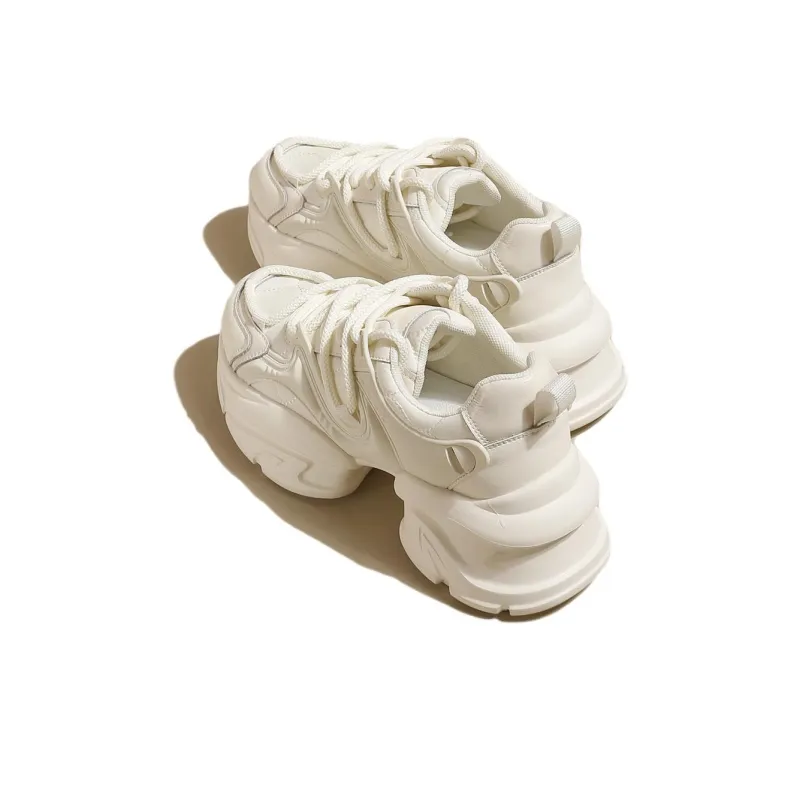 D:FUSE SCANDINAVIA Height Increasing Lightweight Low-Top Chunky Sneakers 6.5cm Women's-8