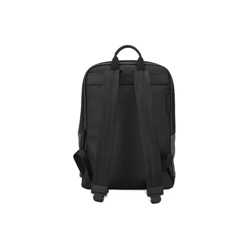 PIERRE CARDIN Fabric Backpack Large Size Unisex Black-3