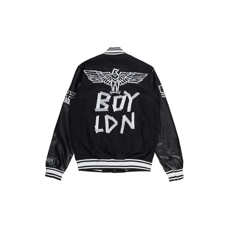 Boy London Baseball Jacket Unisex Black-1