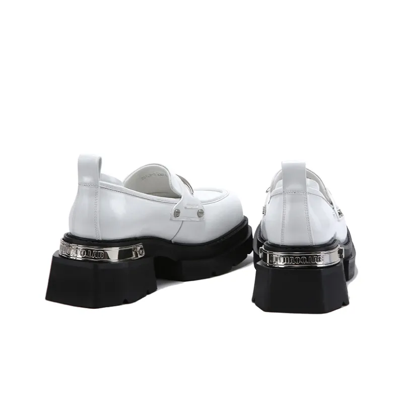 BELLALILY Loafers Women's Low Top Black-9