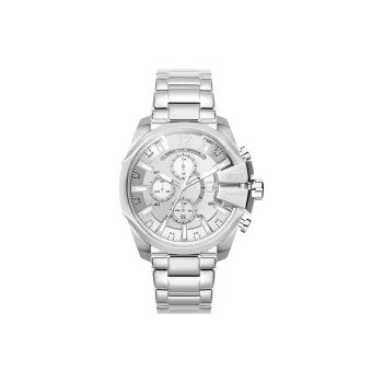 DIESEL Wrist Watch Automatic Mechanical Movement Stainless Steel Strap 43mm Silver Dial Men's Watches DZ4652