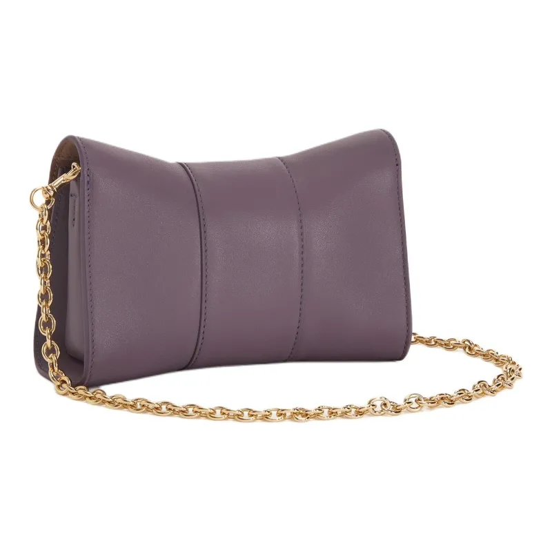 Furla Metropolis Collection Smooth Leather Shoulder Bag Crossbody Bag Mini Women's Halo Purple-3