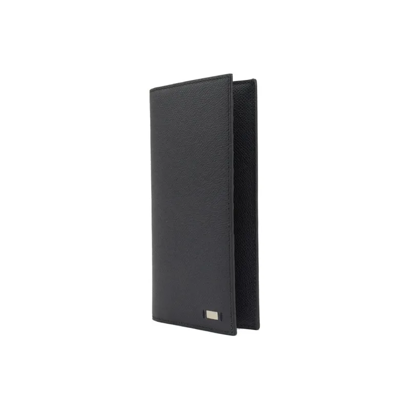 BALLY Cow Leather Coin Purses Wallets Men's Black-1