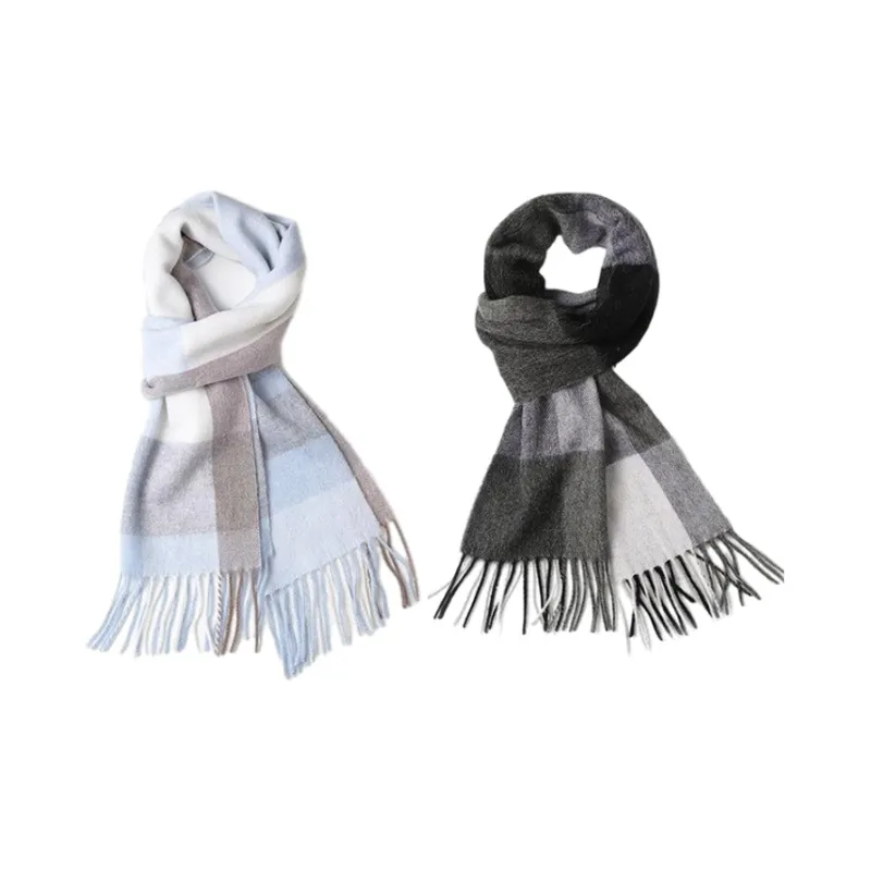 ACUC Pure Wool Knit Scarves Unisex-8