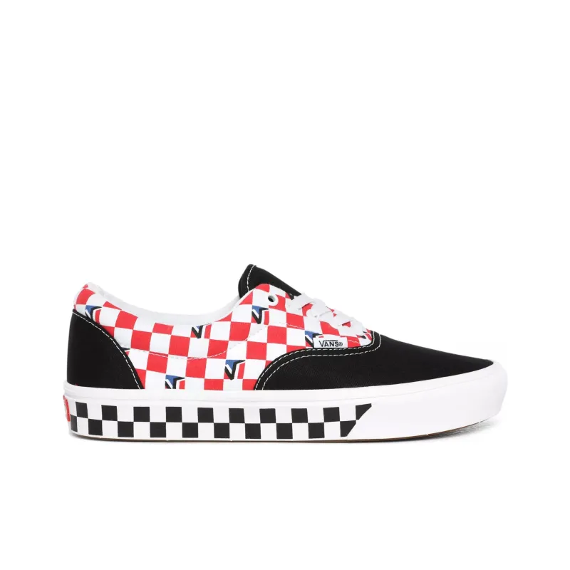 Vans Dimension ComfyCush Era Shoes | Black Redwhiteblack-1