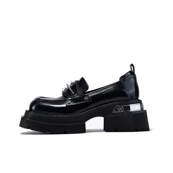 BELLALILY Loafers Women's Low Top Black