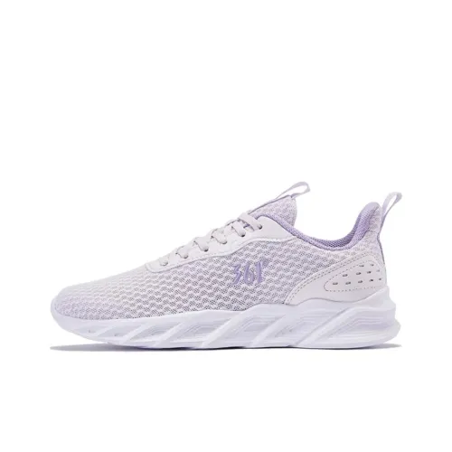 361° Cushioning Wear-Resistant Low-Top Running Shoes Women's Purple