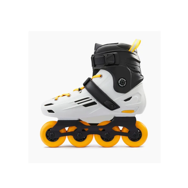 DECATHLON Inline Skates Unisex White Black Yellow-3