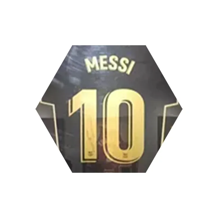 Yi Shot Jersey Messi Signed Sports Apparel Includes Icon Certificate Framed For Collecting-4
