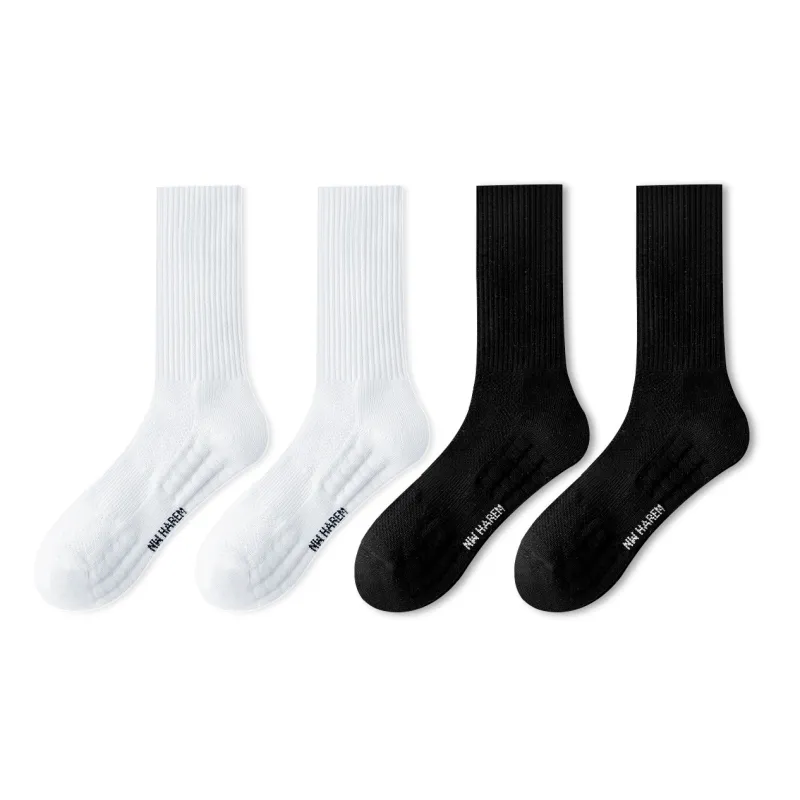 LUOLIAN Mid Calf Socks Men's 4 Pack-3