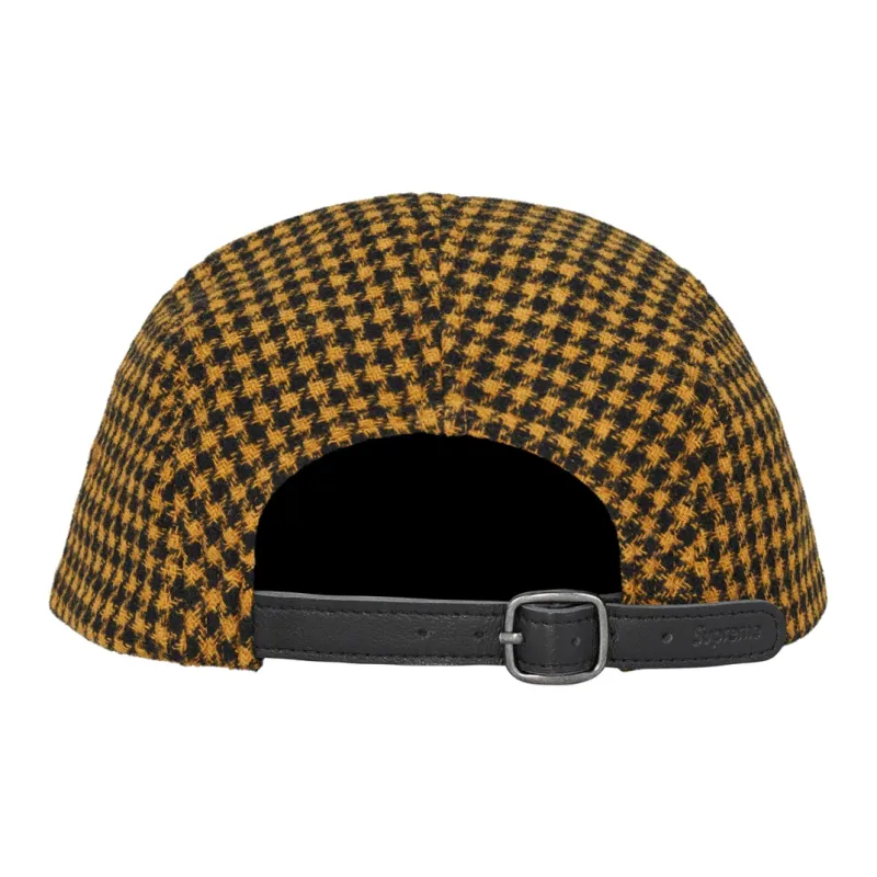 Supreme Houndstooth Wool Camp Cap-1