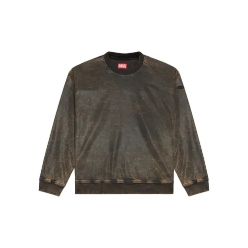 DIESEL Sweatshirts Men Dirty Brown