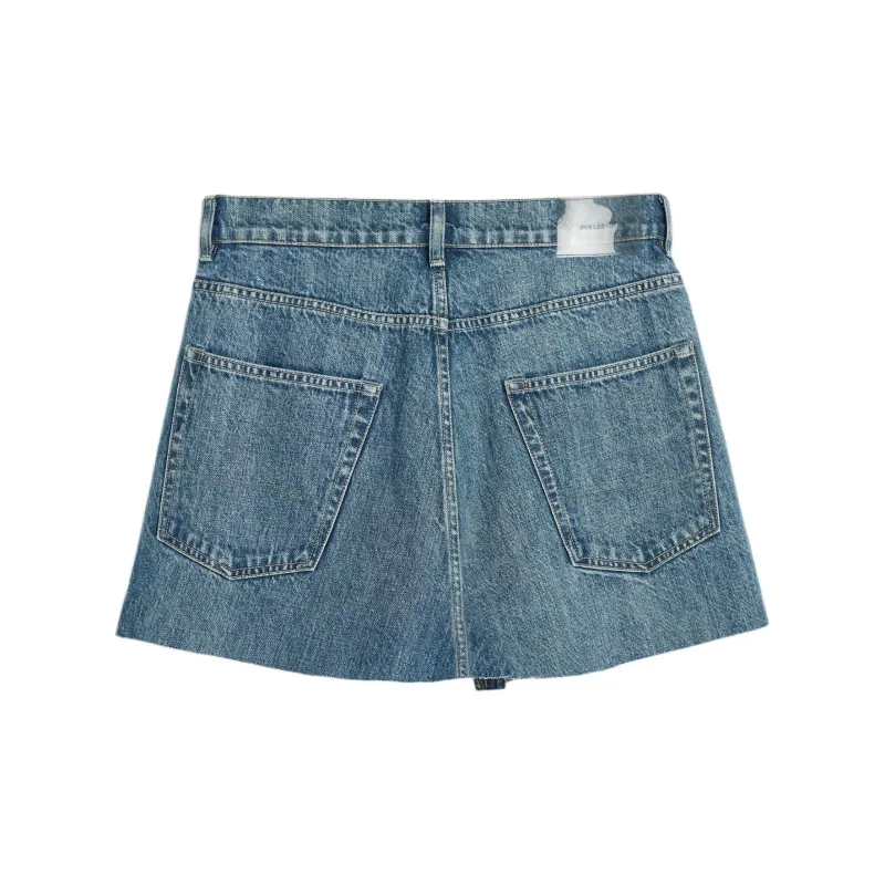 OUR LEGACY Medium wash Denim Skirt-1