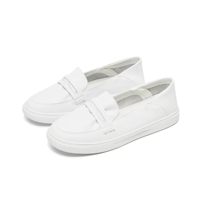 Help Loafers Women's Low Top White-2