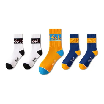 SALOATO Mid Calf Socks Men's 5 Pack