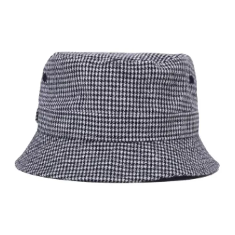 New Era Polyester Acrylic Sheep Wool Bucket Hats Unisex Black White-2