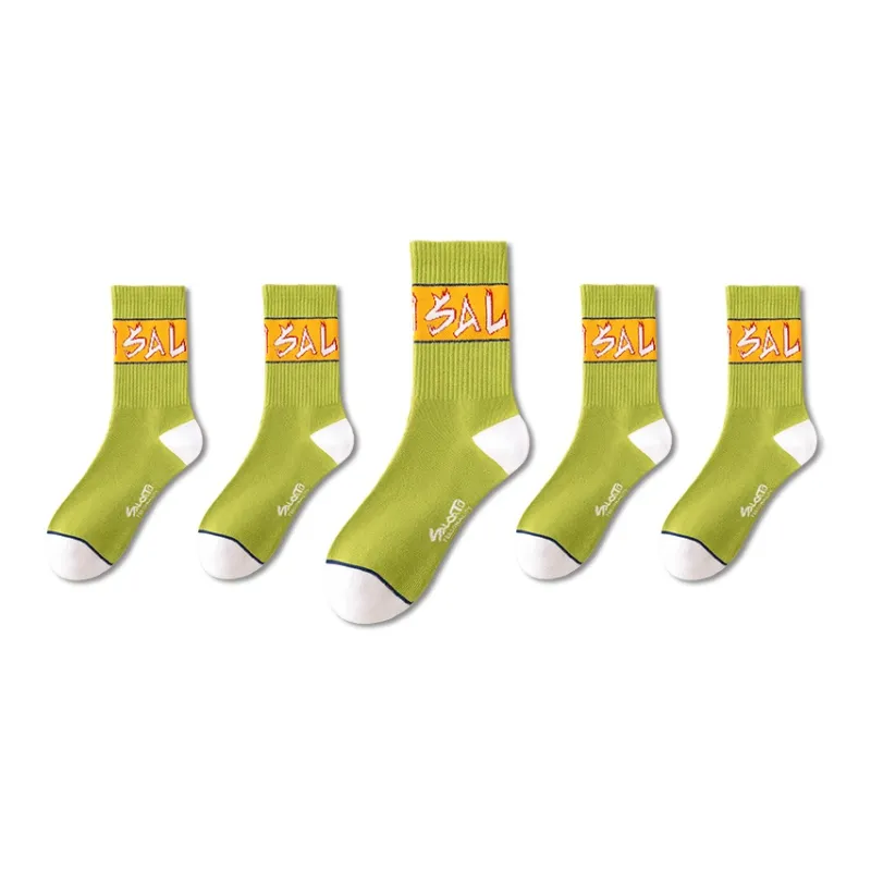 SALOATO Mid Calf Socks Men's 5 Pack-40