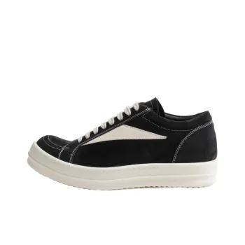 RICK OWENS/RO Edfu Vintage Low Top Stylish Skateboarding Shoes Women's Black