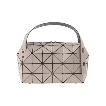 ISSEY MIYAKE Polyvinyl Chloride With Polyester One Shoulder Handbag Women's Light Beige