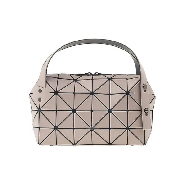 ISSEY MIYAKE Polyvinyl Chloride With Polyester One Shoulder Handbag Women's Light Beige-0