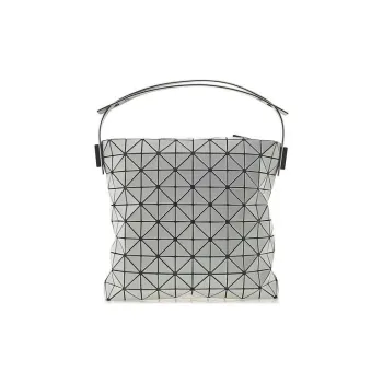 ISSEY MIYAKE Polyvinyl Chloride Handbag, Crossbody Bag Women's Light Gray