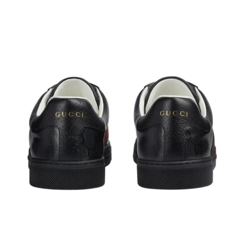 GUCCI Ace 'GG Crystal Canvas Black'-4
