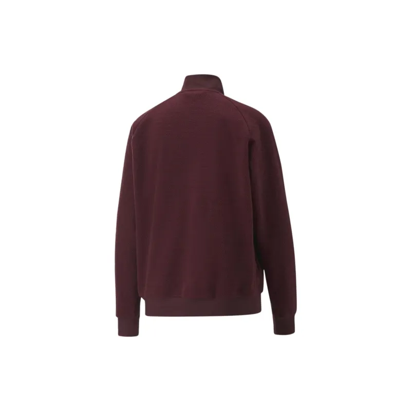 PUMA Velvet feel Coat Women's Burgundy-1