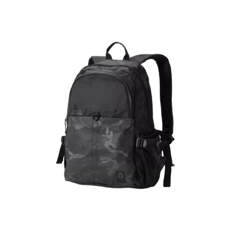 Volunteer Oxford Backpack Laptop Bag Backpack Large Size Men's Black/Gray-1