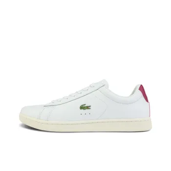 LACOSTE Low Top Skateboard Shoes Women's White purple red
