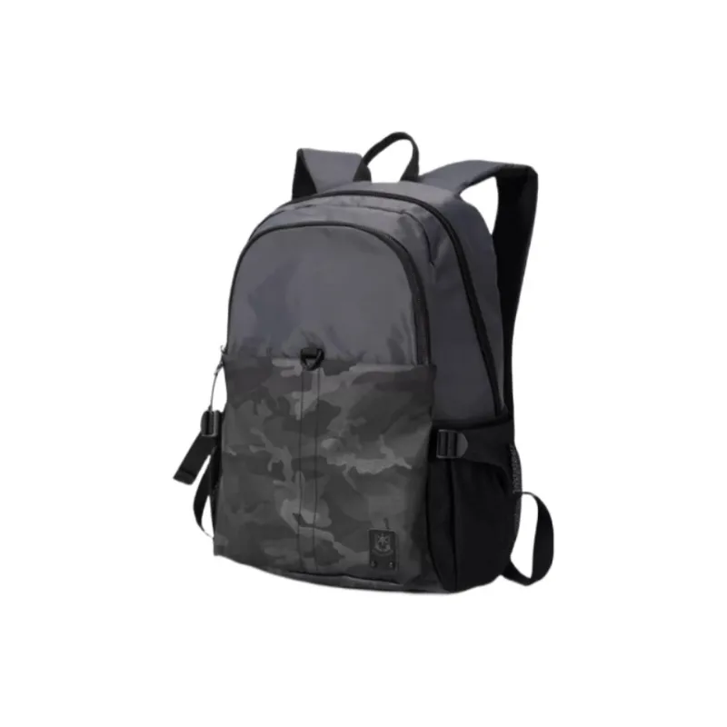 Volunteer Oxford Backpack Laptop Bag Backpack Large Size Men's Black/Gray-7