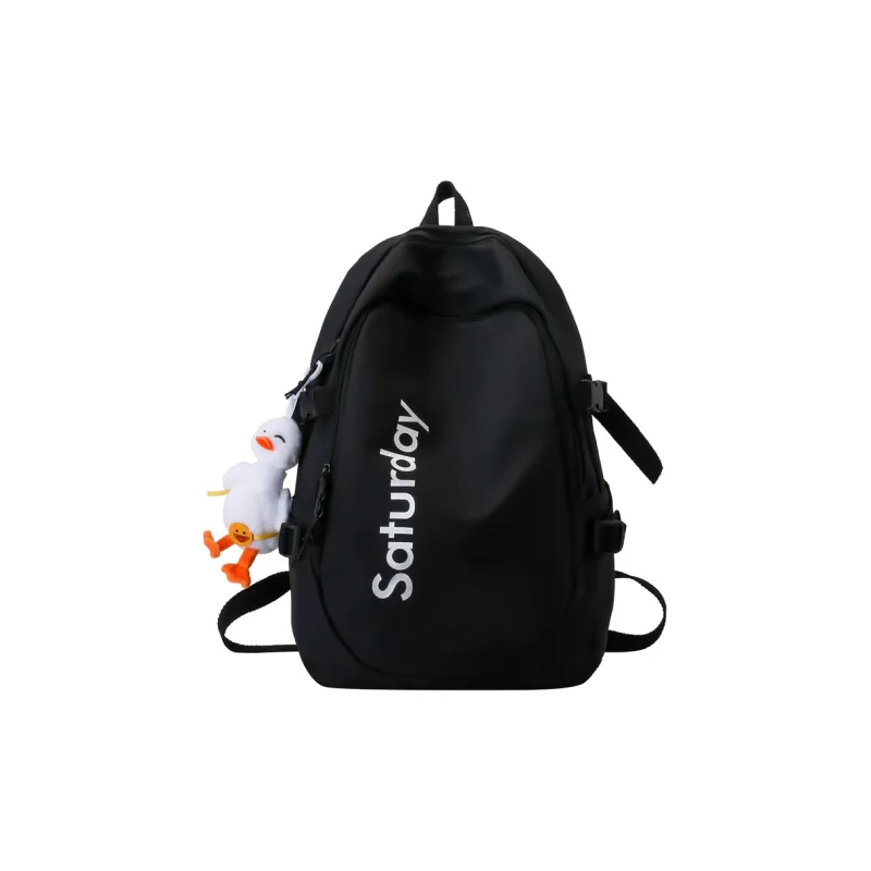 Deli Bear Nylon Backpack Regular Unisex Light Blue & Orange/Purple/Orange & Dark Blue/White/Gray/Black-21