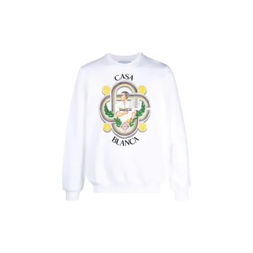 CASABLANCA Sweatshirts Men White