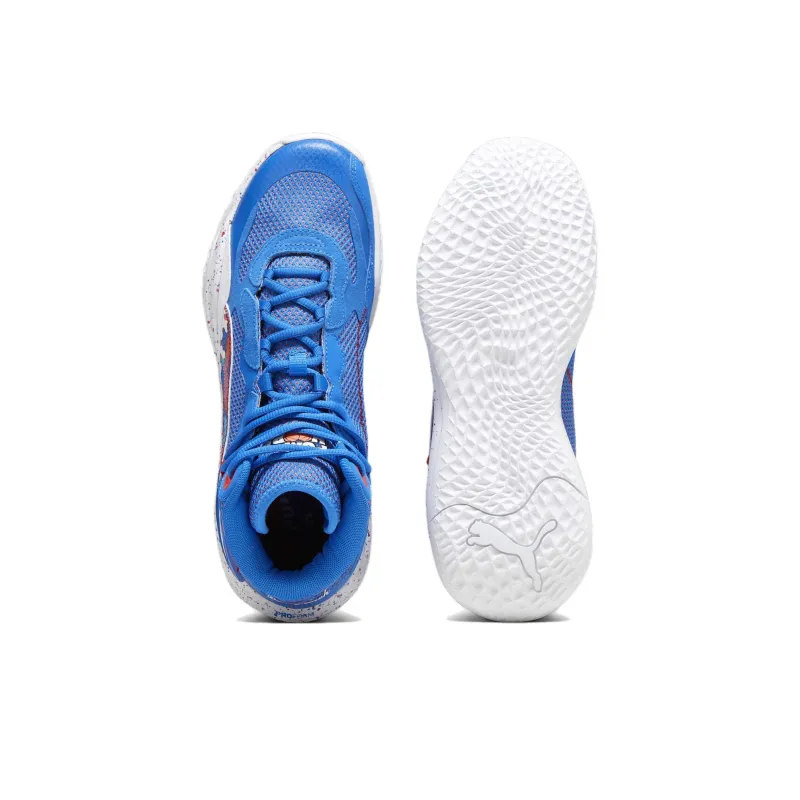 PUMA Playmaker Pro Mid Dylan 'Bluemazing Red'-3