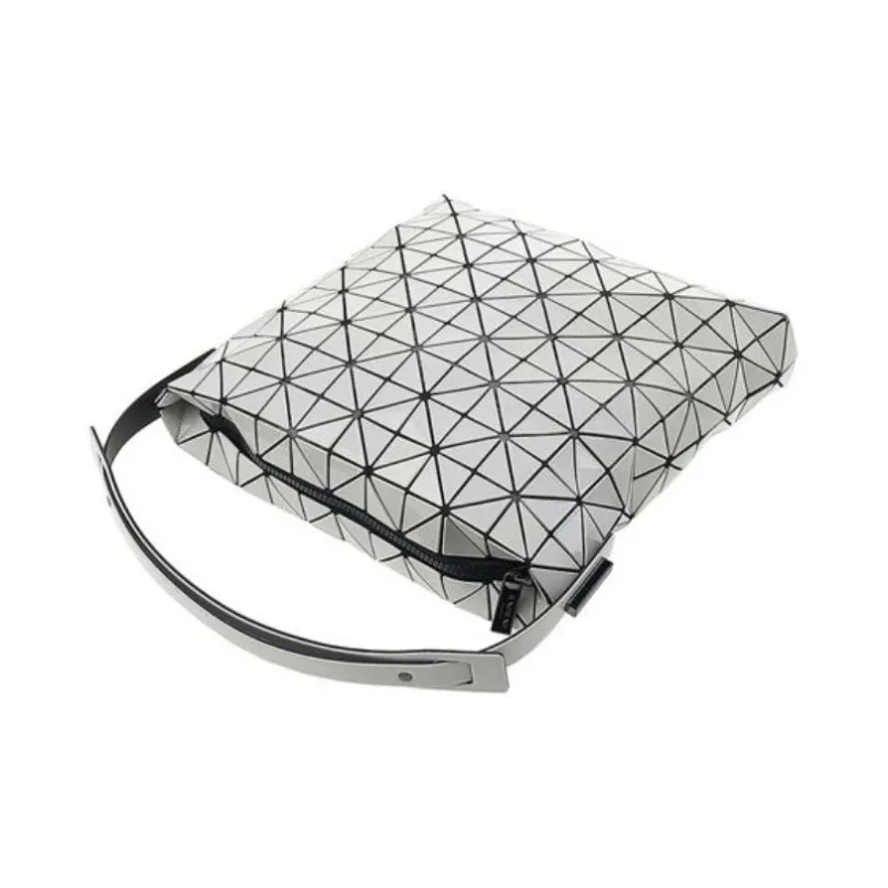 ISSEY MIYAKE Polyvinyl Chloride Handbag, Crossbody Bag Women's Light Gray-5
