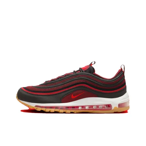 Nike Air Max 97 Black Team Scarlet