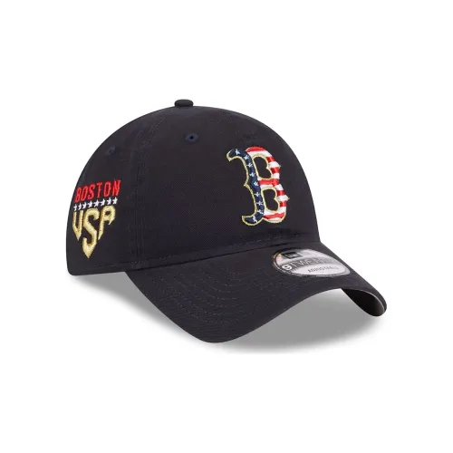 New Era Cotton Baseball Caps Men's Marine Blue