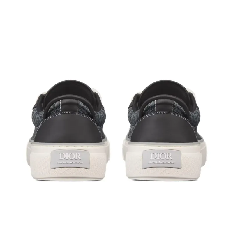 DIOR B33 Sneaker Black Smooth Calfskin Oblique Jacquard-4