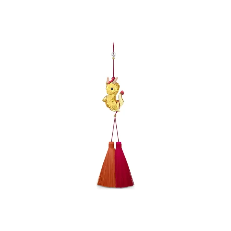 Swarovski Faux Crystal Pendants Unisex Yellow-0