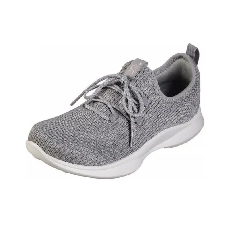 Skechers Serene Cushioning Breathable Low-Top Casual Shoes Women's Gray-1
