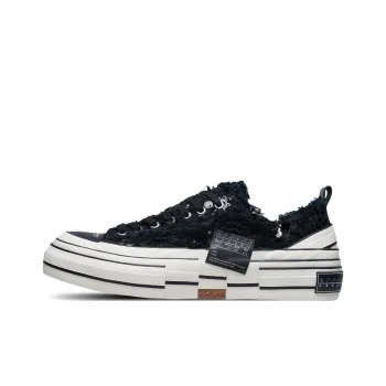 VESSEL Low Top Canvas Shoes Unisex Black