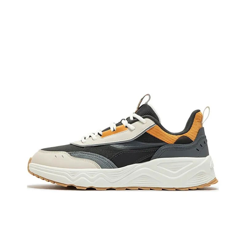 361° Anti-Slip Wear-Resistant Low-Top Casual Shoes Men's Black-0