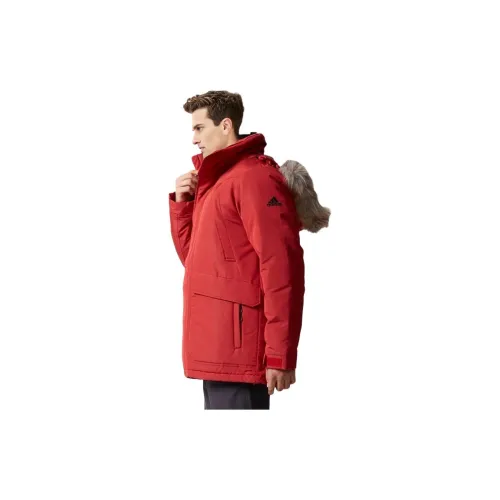 Adidas Jackets Men Hot Sauce Red