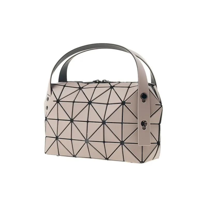 ISSEY MIYAKE Polyvinyl Chloride With Polyester One Shoulder Handbag Women's Light Beige-1