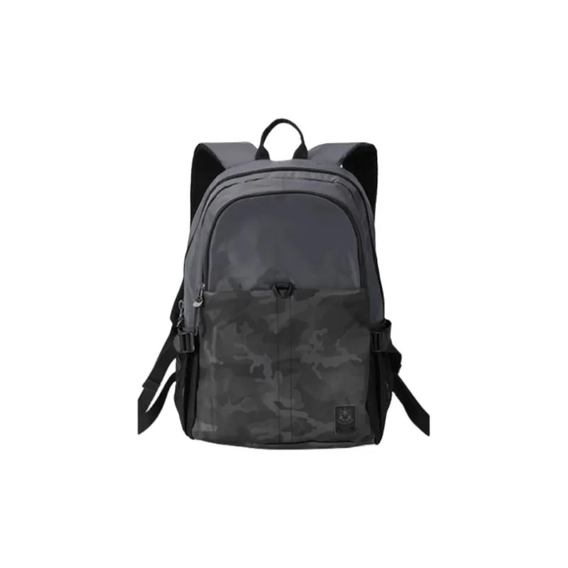 Volunteer Oxford Backpack Laptop Bag Backpack Large Size Men's Black/Gray-6