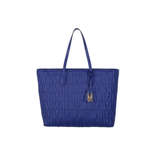 MOSCHINO Polyolefins Tote Bag Shopping Bag Handbag Shoulder Bag Women's Blue
