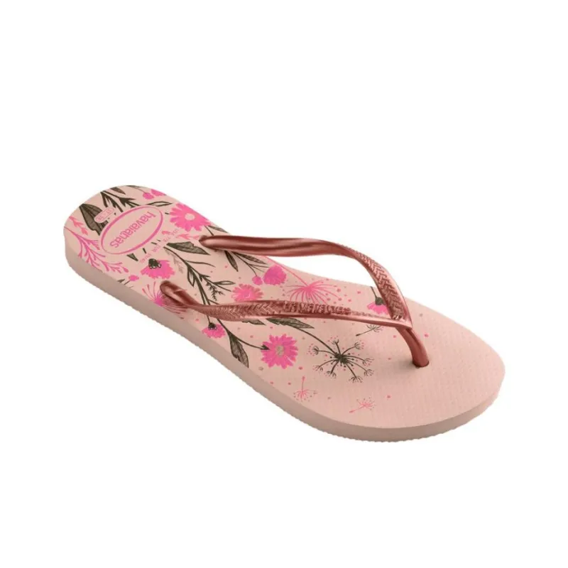Havaianas Abrasion Resistant Flip Flops Women's Pink-1